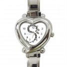 Boa Snake Reptile Pet Heart Italian Charm Watch 12240350