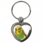Parakeet Bird Pet Lover  Key Chain Heart keychain 16301625