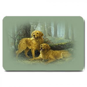 GOLDEN LAB RETRIEVER Dog design large BATH MAT OR DOORMAT indoor outdoor  20927394