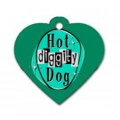 Heart Shape Retro HOT DIGITY DOG Dog Tag or Necklace Jewelry or Pet Collar Tag 23305775