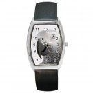 African Grey Bird Pet Lover Barrel Style Metal Watch Unisex 17476861