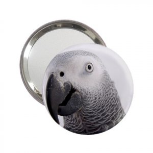 AFRICAN GREY BIRD Pet Lover  Handbag Mirror 17476839