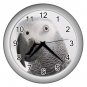 AFRICAN GREY Bird Pet Lover Wall Clock Silver 17476843