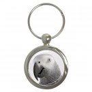 AFRICAN GREY Bird Pet Lover Key Chain Round 17476851