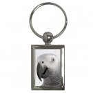 AFRICAN GREY Bird Pet Lover Key Chain Rectangle 17476852