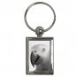 AFRICAN GREY Bird Pet Lover Key Chain Rectangle 17476852