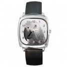 AFRICAN GREY Bird Pet Lover Square Metal Watch Unisex 17476860