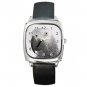 AFRICAN GREY Bird Pet Lover Square Metal Watch Unisex 17476860