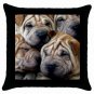 SHAR PEI Dog Pillow Case Pillowcase 18" Toss or Throw 14172861 PAEC