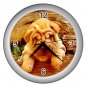 CHINESE SHAR PEI Puppy Dog Pet Lover Wall Clock Silver 14172879 PAEC