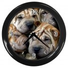 CHINESE SHAR PEI Dog Pet Lover Wall Clock Black 14172862 PAEC