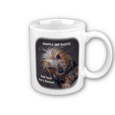 CUSTOM PET PHOTO Coffee Mug Cup #CT-PAEC