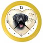 BLACK LAB Dog Pet Lover Wall Clock Yellow 26588070 PAEC