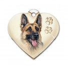 Heart Shape GERMAN SHEPHERD Dog Tag or Necklace Jewelry or Pet Collar Tag 26588206 PAEC