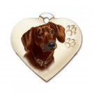 Heart Shape DACHSHUND Dog Tag or Necklace Jewelry or Pet Collar Tag 26588438 PAEC