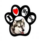 MALMUTE HUSKY Dog Pet Lover Paw Print Magnet 27018380 PAEC