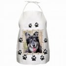 Your Pet Picture on this Paw print and Framed Apron #CT PAEC