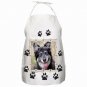 Your Pet Picture on this Paw print and Framed Apron #CT PAEC