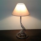 Wrought iron desk table lamp home decor bedroom bedside lamp fabric lampshade