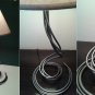 Wrought iron desk table lamp home decor bedroom bedside lamp fabric lampshade