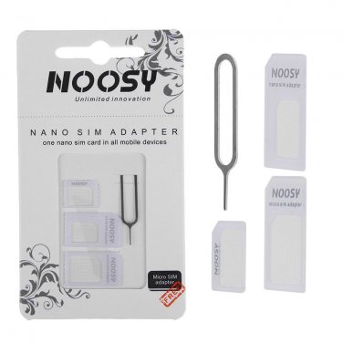 Nano Sim Card to Micro Sim Card & Standard Sim Card Adapter Adaptor Converter