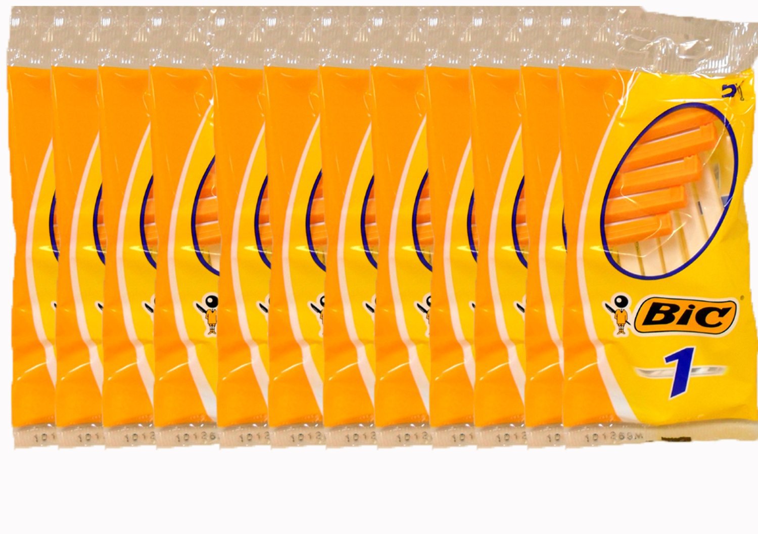 Bic Disposable Razor Shavers Normal Single Blade 3-Count, Pack of 10=30 ...