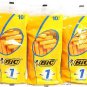 Bic Disposable Razor Shavers Normal Single Blade 2-Count, Pack of 10=20 Razors