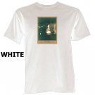 Mark Twain & Nikola Tesla in Lab, white shirt, sizes 2XL 3XL 4XL 5XL 6XL