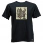 Four Samurai with Weapons, black or white t-shirt, sizes S M L XL