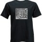 Potter at Pottery Wheel in 1568, black or white t-shirt, sizes 2XL 3XL 4XL 5XL 6XL