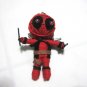 DEADPOOL Voodoo String Doll Keychain Ornament Accessory handmade