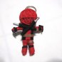 DEADPOOL Voodoo String Doll Keychain Ornament Accessory handmade