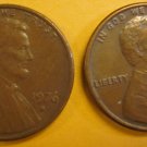 1976D Lincoln Memorial Penny 2 Pieces #8