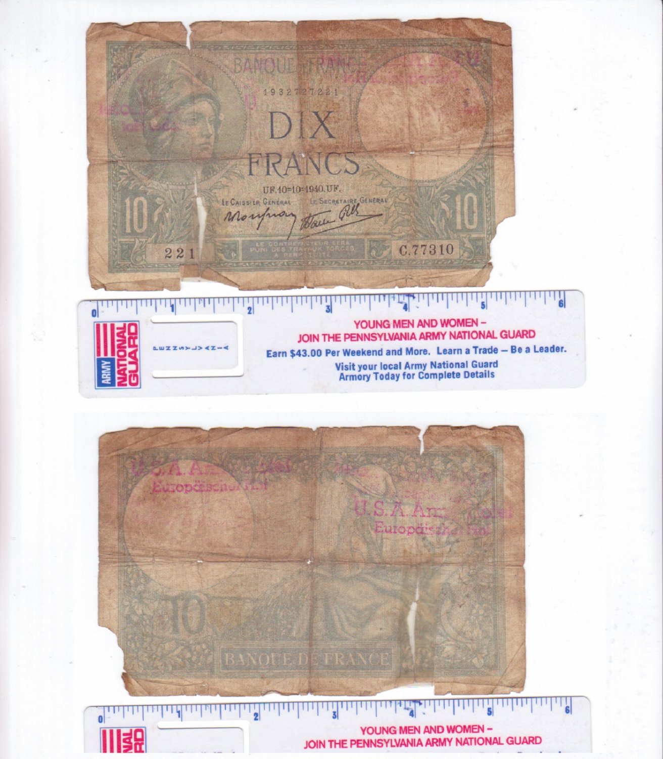 アンティークコイン 硬貨 France : 10 Francs Minerve (2-1-1941