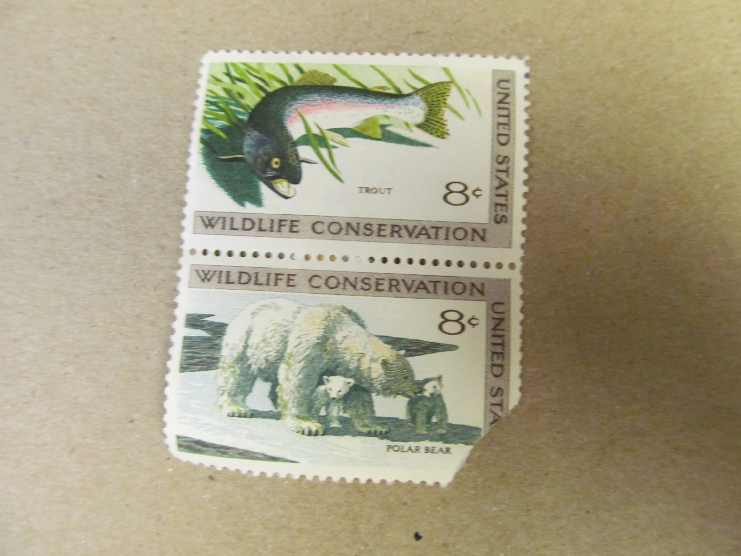 Wildlife Conservation 8 cent 2 Stamps Scott# 1427-30 - 1971 Lot 4