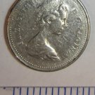 1979 5 cents CANADA BEAVER ELIZABETH II DEI GRACIA REGINA