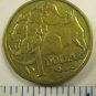 Australia 1984 1 Dollar Aluminum Bronze Coin Queen Elizabeth II Kangaroos