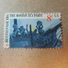 US Stamp BOSTON TEA PARTY LOT 2 8 CENT BICENTENNIAL ERA