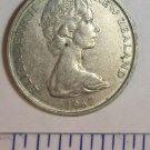 1967 NEW ZEALAND Coin 5 Cent  ANIMAL Lizard