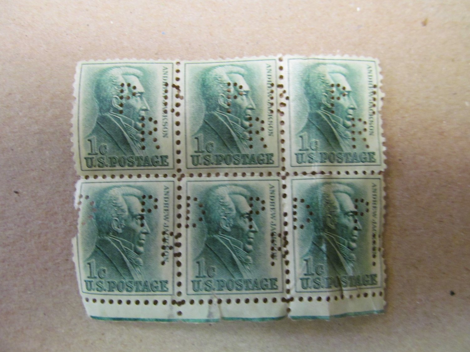 STAMP ANDREW JACKSON 10 CENT SCOTT 1286 1967