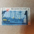 US Stamp BOSTON TEA PARTY LOT 1 8 CENT BICENTENNIAL ERA