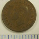 Canada 1941 1 Cent Copper Canadian Penny GEORGVIS VI D G REX ET IMP. #1