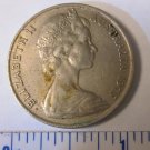 Australia 1975 20 Cents Copper Nickel Coin Platypus Queen Elizabeth II