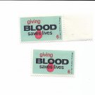 U.S. STAMP 2 GIVING BLOOD SAVES LIVES 6 CENT 1971 Scott #1425