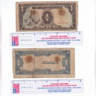 1 PESO PHILIPPINES JAPANESE GOVERNMENT INVASION MONEY BANKNOTE