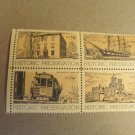 8 cent Historic Preservation Stamps 4 pieces Lot #1