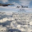 Airforce - PERSONALIZED 1 Name Meaning Print  #1