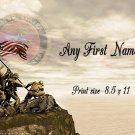 Marines #3- PERSONALIZED 1 Name Meaning Print   - no US s/h fee