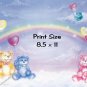 CUDDLY BEARS - PERSONALIZED 1 Name Meaning Print  - no US s/h fee