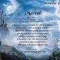 MYSTIC CASTLE #2 - PERSONALIZED 1 Name Meaning Print  - no US s/h fee